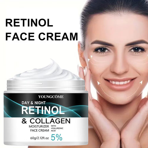 Revitalize Your Skin with Retinol Collagen Moisturizing Cream for Enhanced Elasticity and Radiance - Nourish, Brighten, and Improve Texture